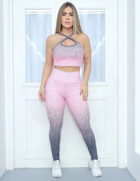Conjunto Degradê Rosa