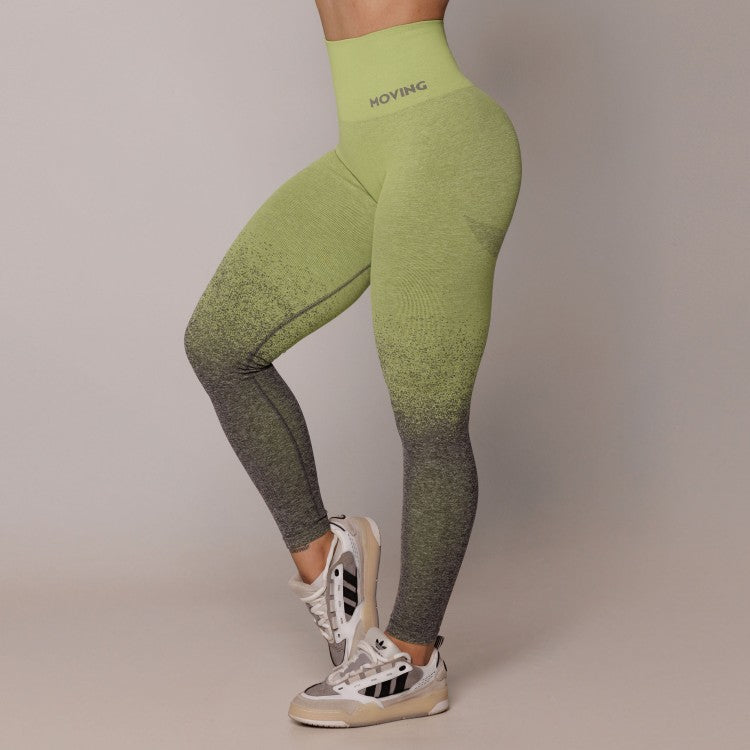 Legging Seamless Gravidade Zero Emana Degrade Citrus