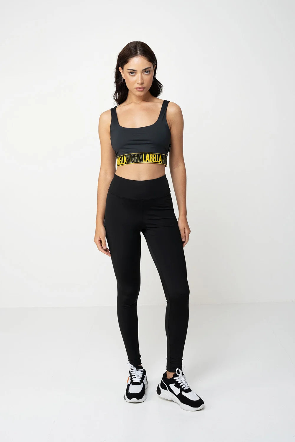 Top Sports Basic com Elástico Amarelo