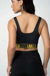 Top Sports Basic com Elástico Amarelo